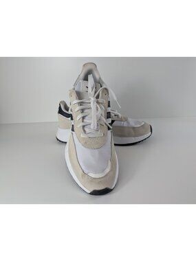 Adidas Men's White Beige Sneakers Size 13 Comfortable Casual Shoes